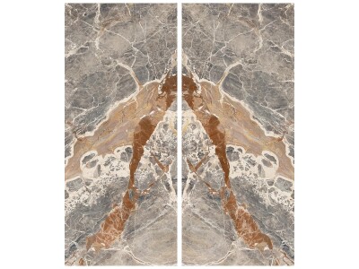 Anatolia 120x280 Majesto Macchia Vecchia Bookmatch Cut Polished Rectified Colorsync Sintered Slab 6 mm - 1