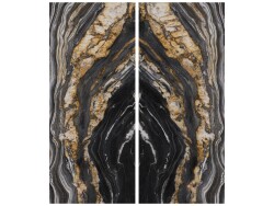 Anatolia 120x280 Majesto Oro Noir Bookmatch Cut Honed Rectified Colorsync Sintered Slab 6 mm - 1