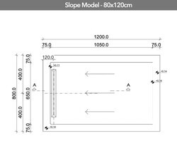 Aquanit 80x120 Arc Kahve Slope Line - Aquanit