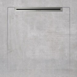 Aquanit 80x80 Beton Gri Slope Line - Aquanit