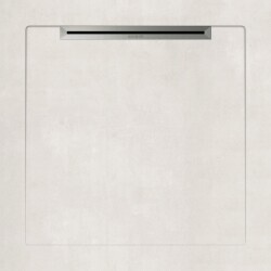 Aquanit 90x90 Beton Beyaz Slope Line - Aquanit