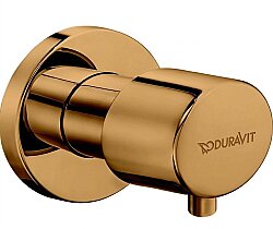 Duravit Ankastre Kesme Vanası, Fırçalanmış Bronz - 74180400 - 1
