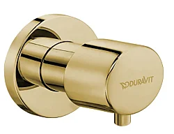 Duravit Ankastre Kesme Vanası, Parlak Altın - 74183400 - Duravit