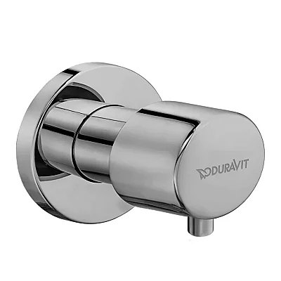 Duravit Ankastre Kesme Vanası, Parlak Krom - 74181000 - 1