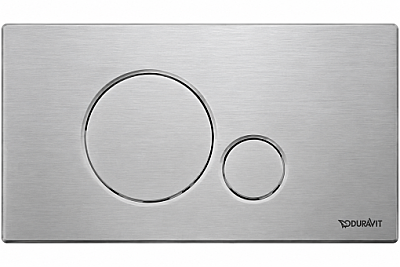 Duravit Beta 120 Kumanda Kapağı, Fırçalanmış Çelik - WD5010701095 - 1