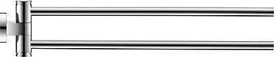 Duravit D-Code 2'li Havlu Askısı Krom - 0099221000 - 1