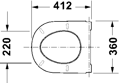 Duravit D-Code Amortisörlü Kapak - 0028390000 - 2