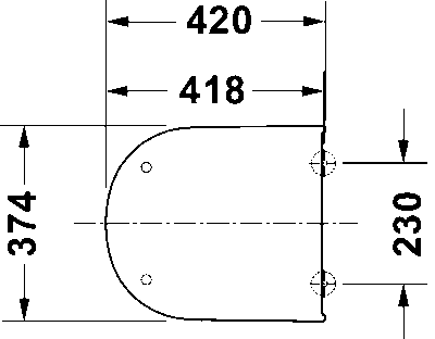 Duravit D-Code Amortisörlü Kapak - 0028390000 - 3