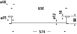 Duravit D-Code Havlu Askısı 60 cm Krom - 0099241000 - 3
