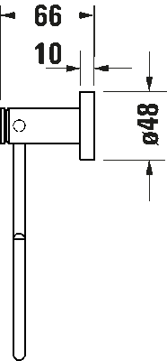Duravit D-Code Havlu Askısı Krom - 0099211000 - 2