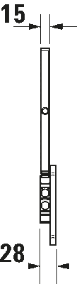 Duravit D-Code Makyaj Aynası Krom - 0099121000 - 4
