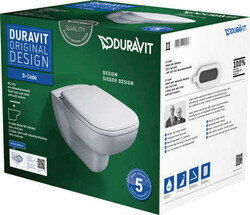 Duravit D-Code Rimless® Asma Klozet Seti - 45703900A1 - Duravit