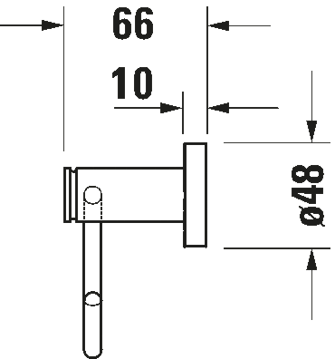 Duravit D-Code Tuvalet Kağıtlığı Mat Siyah - 0099264600 - 3