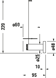 Duravit D-Code Yedek Tuvalet Kağıtlığı Mat Siyah - 0099154600 - 2