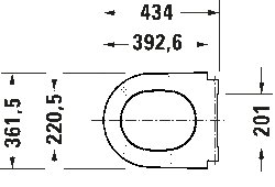 Duravit D-Neo Amortisörlü Kapak - 0021690000 - 4