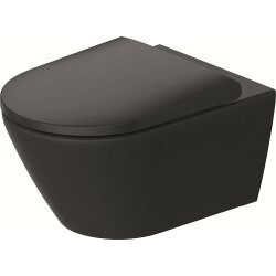 Duravit D-Neo Rimless® Asma Klozet Antrasit Mat - 2577398975 - 1