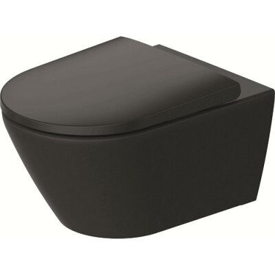 Duravit D-Neo Rimless® Asma Klozet Antrasit Mat - 2577398975 - 1