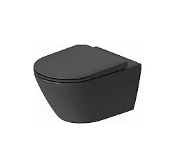 Duravit D-Neo Rimless® Asma KlozetAntrasit Mat - 257739AD75 - Duravit