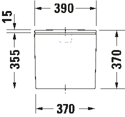 Duravit DuraStyle Takım Klozet Rezervuarı - 0935100005 - 3