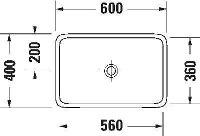 Duravit F.A. Porsche Çanak Lavabo 60 cm - 2383600079 - 3