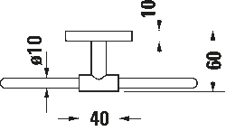 Duravit Karre Havlu Askısı - 0099611000 - 2