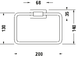 Duravit Karre Havlu Askısı - 0099611000 - 3