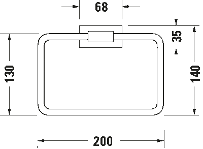 Duravit Karre Havlu Askısı - 0099611000 - 3