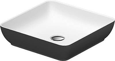 Duravit Sivida DuroCast® Çanak Lavabo Mat Beyaz/K.Gri 40 cm - 266001FI - 1