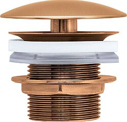 Duravit Universal Sifon Kapağı, ø 72 mm Fırçalanmış Bronz - 0050240400 - Duravit