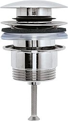 Duravit Universal Sifon Kapağı, Pop-up ø 63 mm Fırçalanmış Çelik - 0050527000 - Duravit