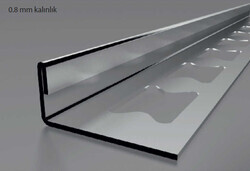 Evimetal Prf 100 Dış Kenar L Bitiş Profili Parlak 14mm h=250cm - Evimetal