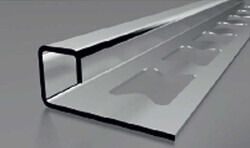 Evimetal Prf 400 Kare Kenar Bitiş Profili Parlak 14mm h=250cm - Evimetal