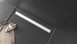 Evimetal Proline Nova Yandan Çıkışlı Duş Kanalı 80cm Satine - Evimetal