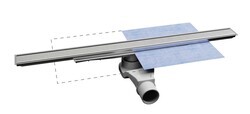 Evimetal Zetline Duş Kanalı 60 cm Ayna Altın - 1