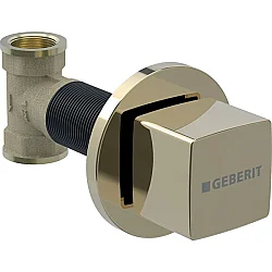 Geberit Ankastre Stop Valf Seti, Kare, Pirinç - 616.008.QE.1 - Geberit