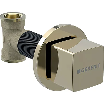 Geberit Ankastre Stop Valf Seti, Kare, Pirinç - 616.008.QE.1 - 1