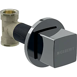 Geberit Ankastre Stop Valf Seti, Kare, Siyah Krom - 616.008.QC.1 - 1