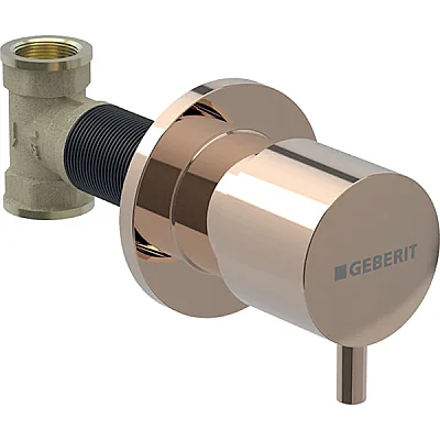 Geberit Ankastre Stop Valf Seti, Yuvarlak, Bronz - 616.004.QA.1 - 1