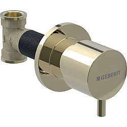 Geberit Ankastre Stop Valf Seti, Yuvarlak, Pirinç - 616.004.QE.1 - Geberit