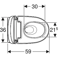 Geberit AquaClean Mera Comfort, Parlak Krom - 146.210.21.1 - 4