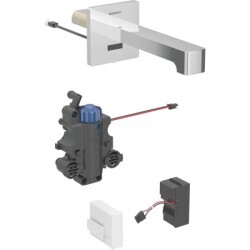Geberit Brenta Fotoselli Anakstre Batarya - 17 cm - Çift su girişli, Termostatik, Elektrikli - 116.277.21.1 - Geberit