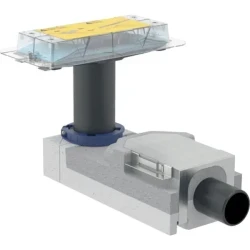 Geberit CleanLine duş kanalları için döşeme içi sifon, Kalınlık min 90 mm - Geberit