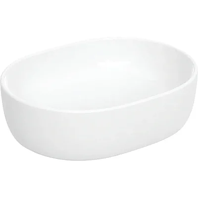 Geberit Geberit Aniara Eliptik Çanak Lavabo: 55x35cm, Batarya Deliği=Yok, Taşma=Yok, Beyaz - 510.058.00.1 - 1