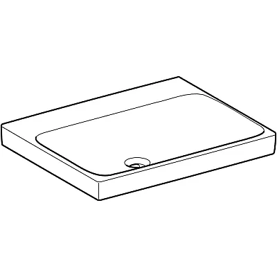 Geberit Geberit Aniara Lavabo: 60.5x48.5cm, Batarya Deliği=Yok, Taşma=Yok, Beyaz - 510.051.00.7 - 2