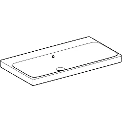 Geberit Geberit Aniara Lavabo: 90.5x48.5cm, Batarya Deliği=Yok, Taşma=Görünür, Simetrik, Beyaz - 510.053.00.5 - 2