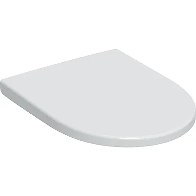Geberit iCon TurboFlush İçin Klozet Kapağı (Yavaş Kapanan, Kolay Çıkarılabilir ve Kilitlenebilir) - 501.660.01.1 - 1