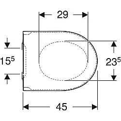 Geberit iCon TurboFlush İçin Klozet Kapağı (Yavaş Kapanan, Kolay Çıkarılabilir ve Kilitlenebilir) - 501.660.01.1 - 4