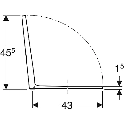 Geberit iCon TurboFlush İçin Klozet Kapağı (Yavaş Kapanan, Kolay Çıkarılabilir ve Kilitlenebilir) - 501.660.01.1 - 3