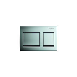 Geberit Kumanda Kapağı Alpha 15 (Çift Basmalı) Mat Krom - 115.045.46.1 - Geberit
