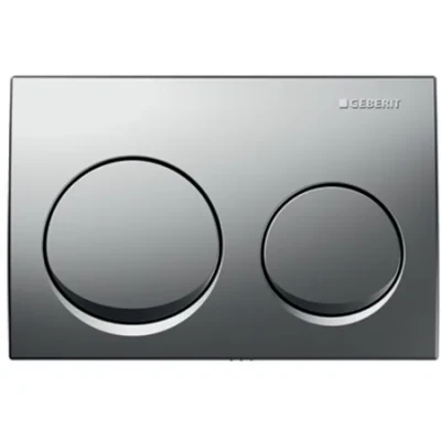 Geberit Kumanda Kapağı Alpha20 (Çift Basmalı) Mat Krom - 115.040.46.5 - 1